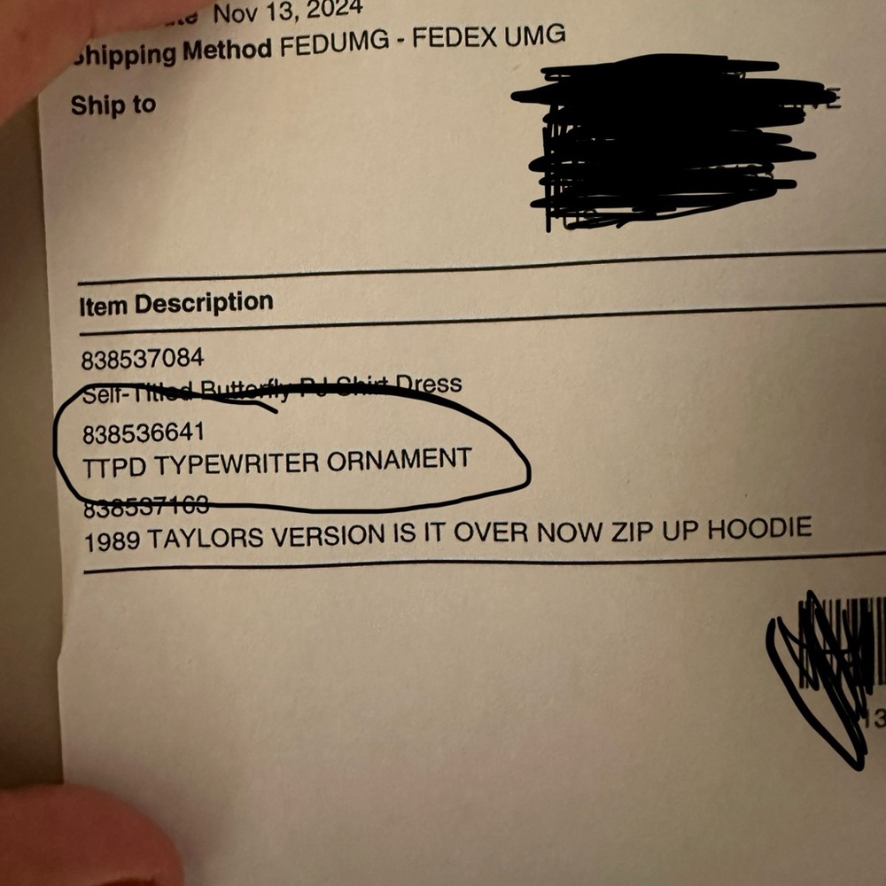‼️‼️SOLD‼️‼️Taylor Swift TTPD Typewriter Ornament NEW - Picture 4 of 4